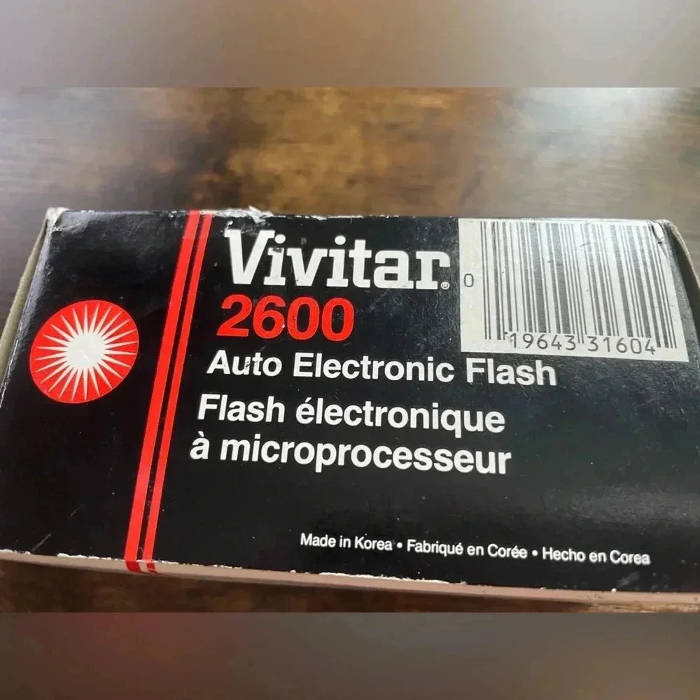 Vivitar 2600 Auto Electronic Flash For Camera Computer Blitz Guide#DIN 21/m:18”